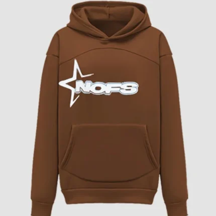 None Of Us Brown Hoodie